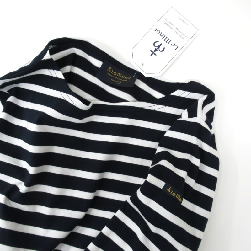 Leminor ボーダープルオーバー /NV×WH